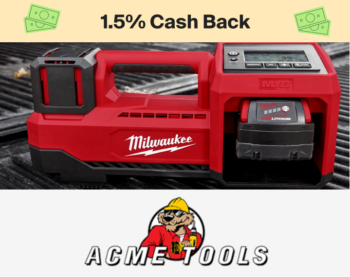 Acme Tools 1.5% Cash Back