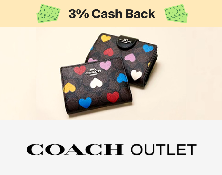 COACH Outlet 3% Cash Back
