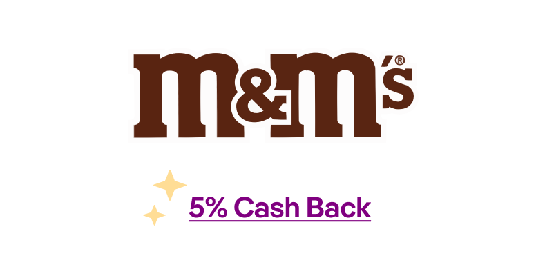 m&m's 5% Cash Back