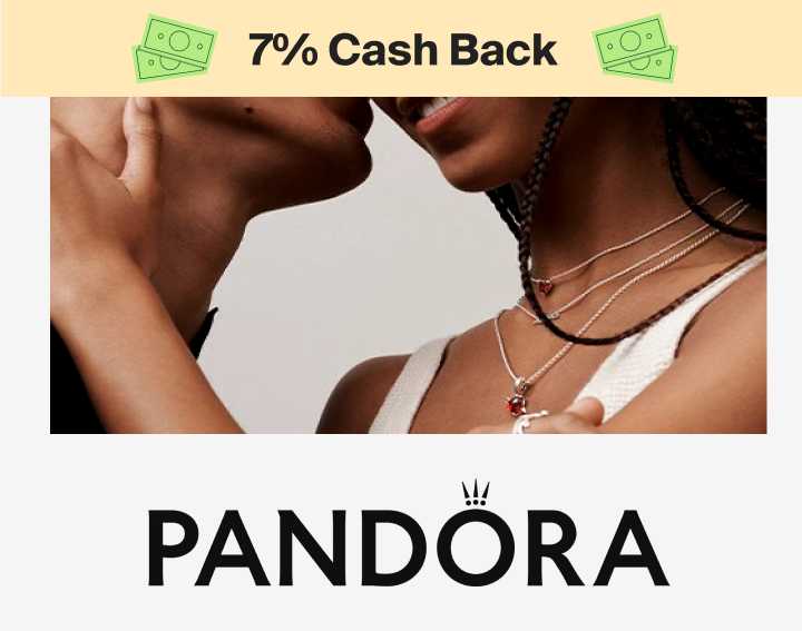 Pandora Jewelry 7% Cash Back