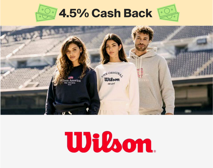 Wilson 4.5% Cash Back