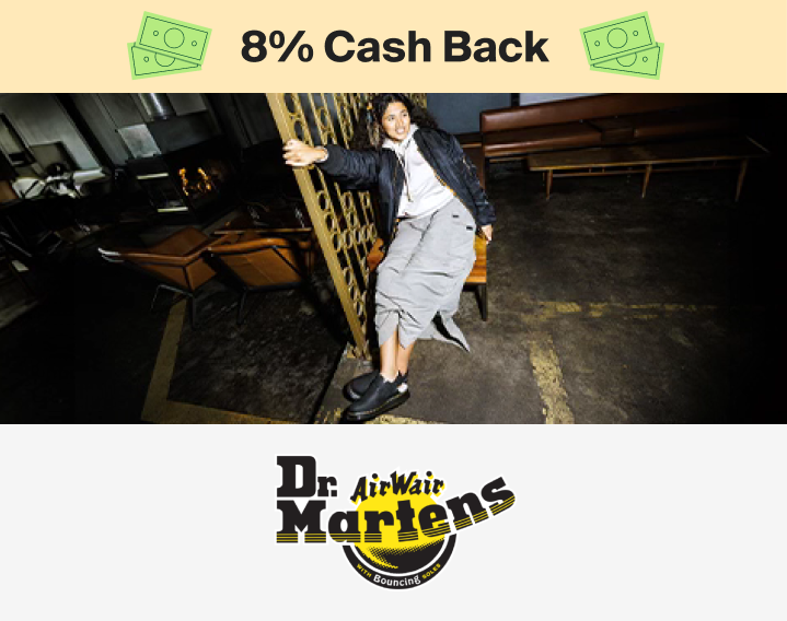 Dr Martens 8% Cash Back