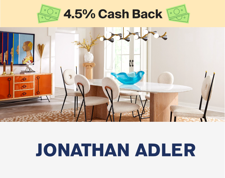 Jonathan Adler 4.5% Cash Back