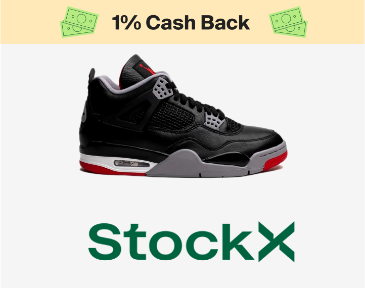 StockX 1% Cash Back