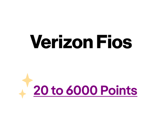 Verizon Fios 20 to 6000 Points