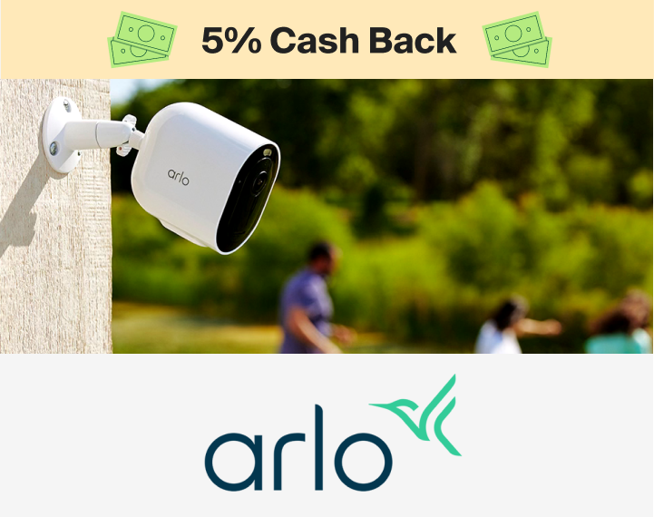 Arlo 5% Cash Back