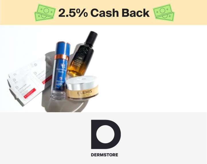 Dermstore 2.5% Cash Back