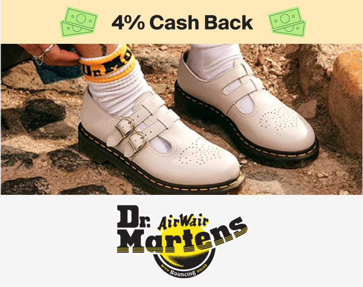 Dr Martens 4% Cash Back