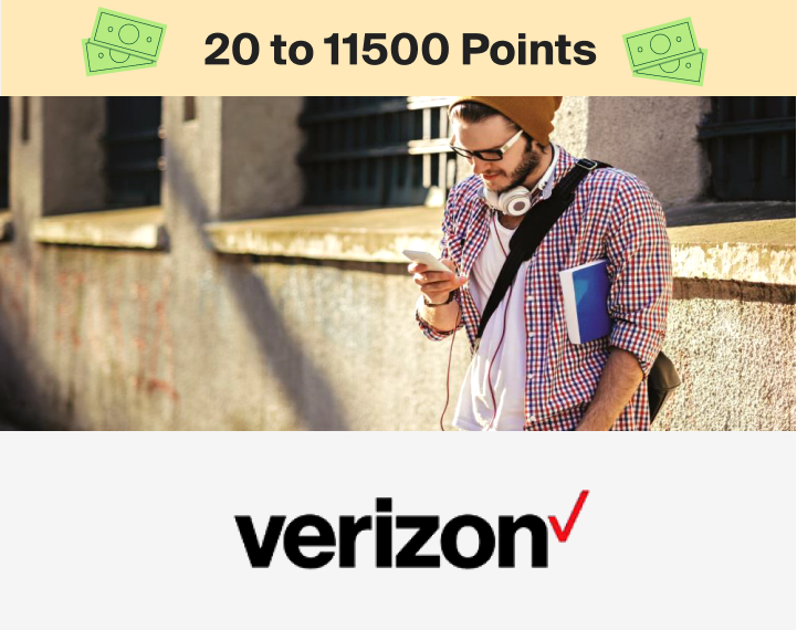 Verizon 20 to 11500 Points