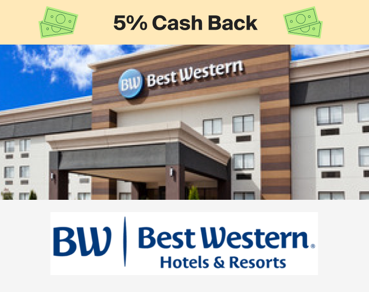Best Western 5% Cash Back