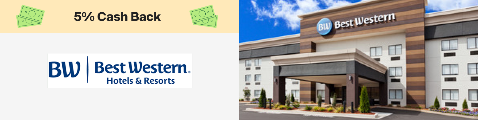 Best Western 5% Cash Back