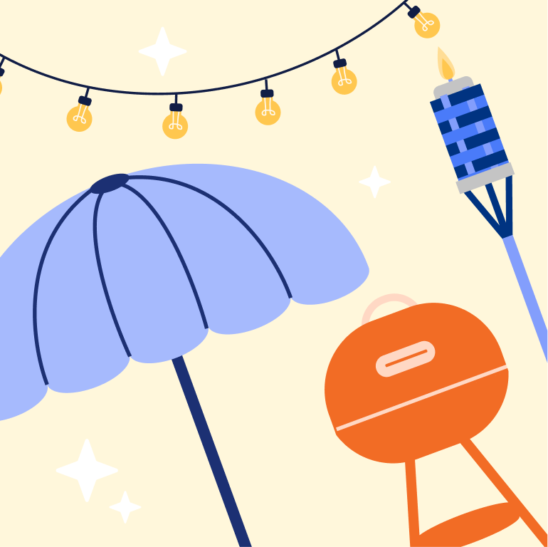 Outdoor dinner party picks