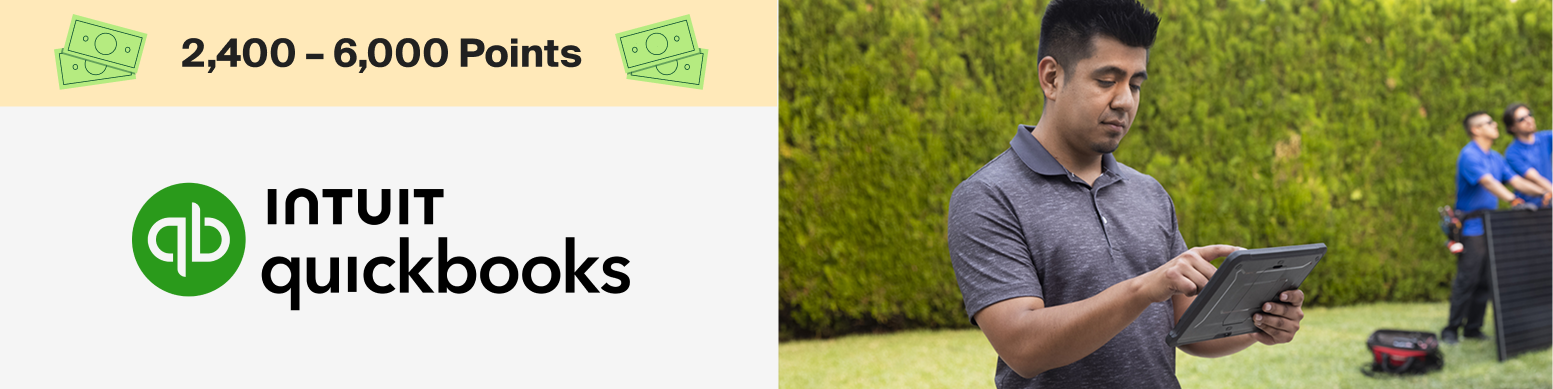 Intuit Quickbooks 2,400 – 6,000 Points