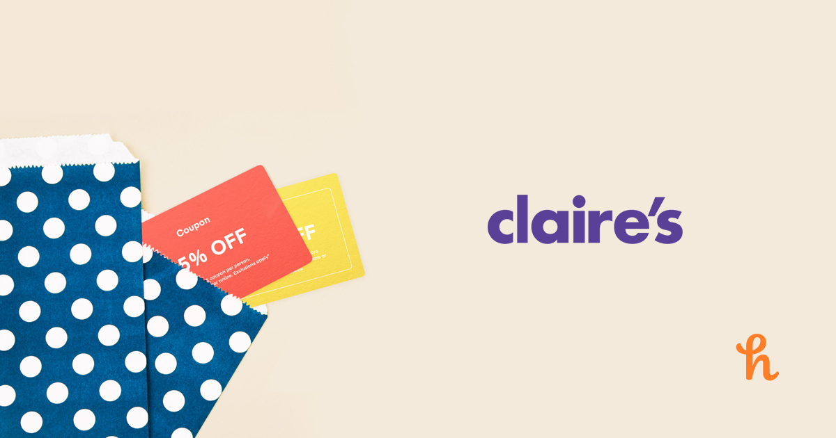 2 Best Claire's Online Coupons, Promo Codes Feb 2024 Honey