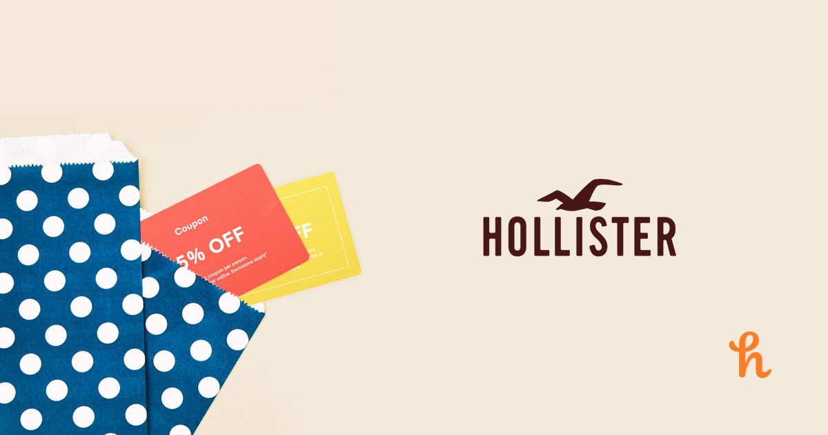 Adverteerder Giftig Tenen 4 Best Hollister Co. Coupons, Promo Codes - Apr 2023 - Honey