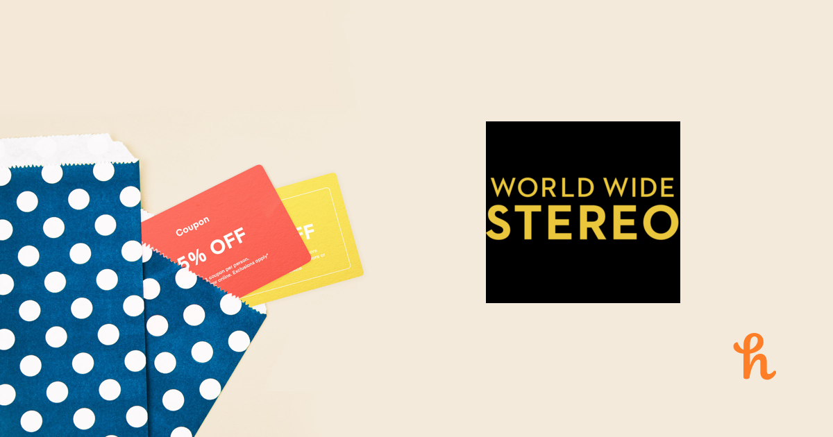 20% Off World Wide Stereo Promo Code, December 2023