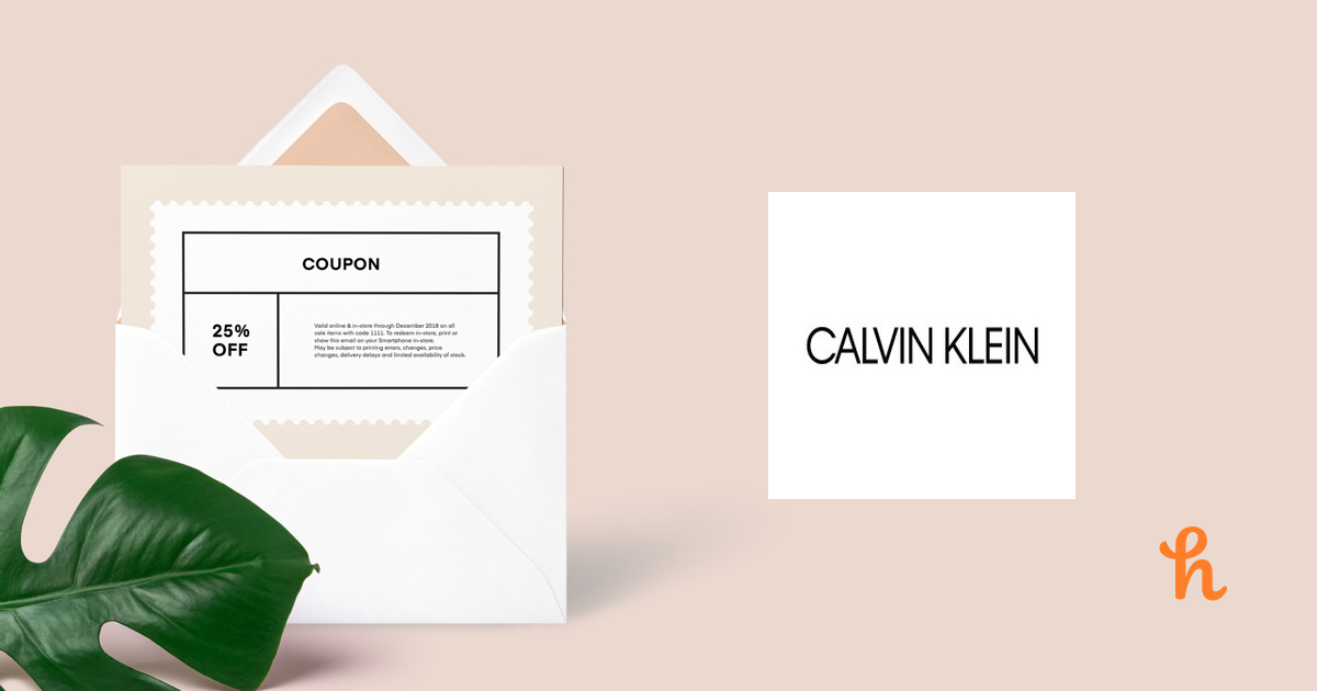 3 Best Calvin Klein Coupons, Promo Codes - Apr 2023 - Honey