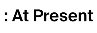 At Present (US) Logo